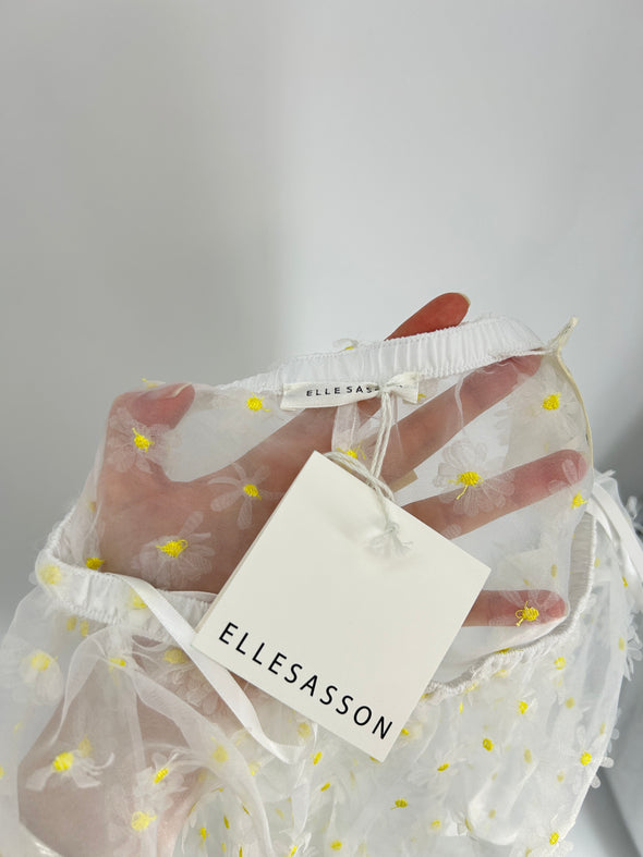 Pantalon transparent imprimé