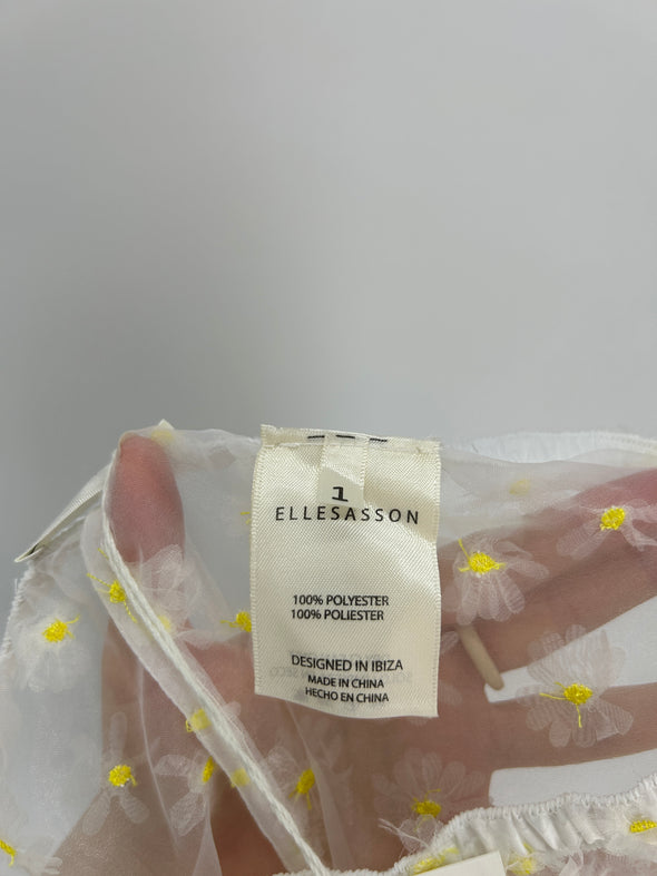 Pantalon transparent imprimé