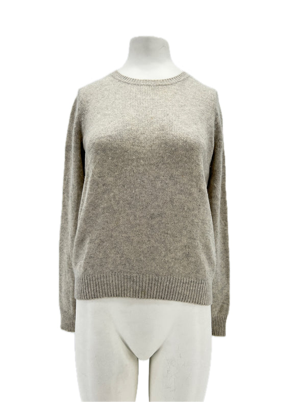 Pull gris en cachemire