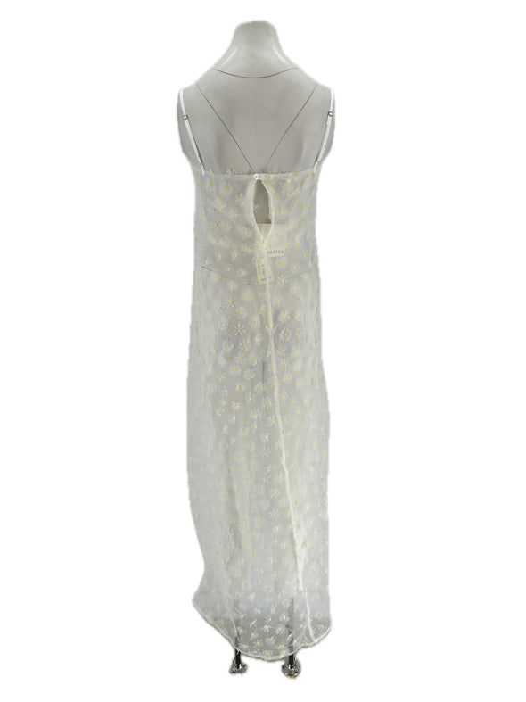 Robe transparente imprimée