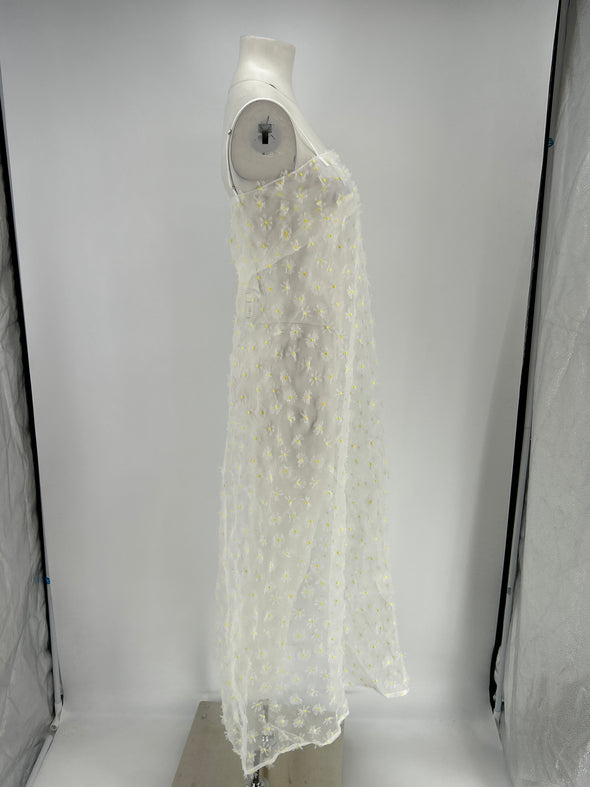 Robe transparente imprimée