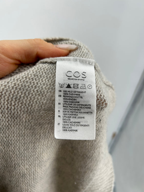 Pull gris en cachemire