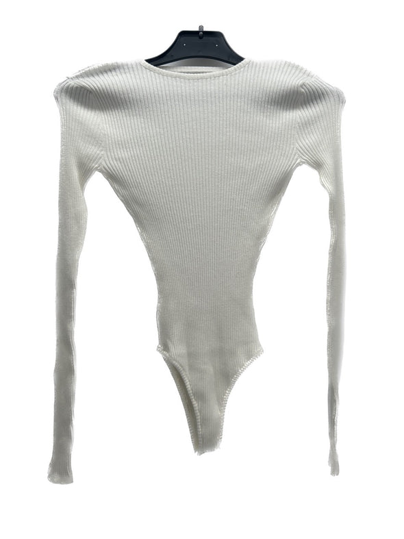 Body blanc à dos nu