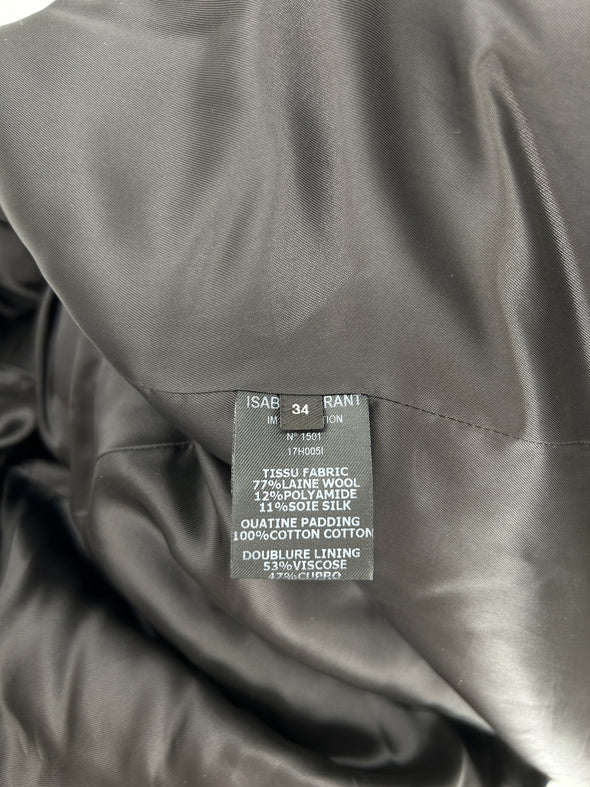 Veste à capuche en tweed