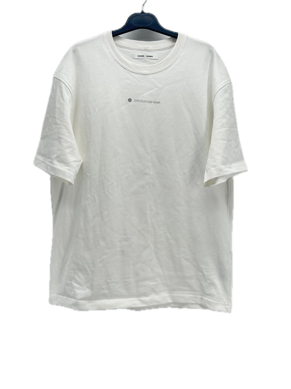 Tee-shirt blanc en coton