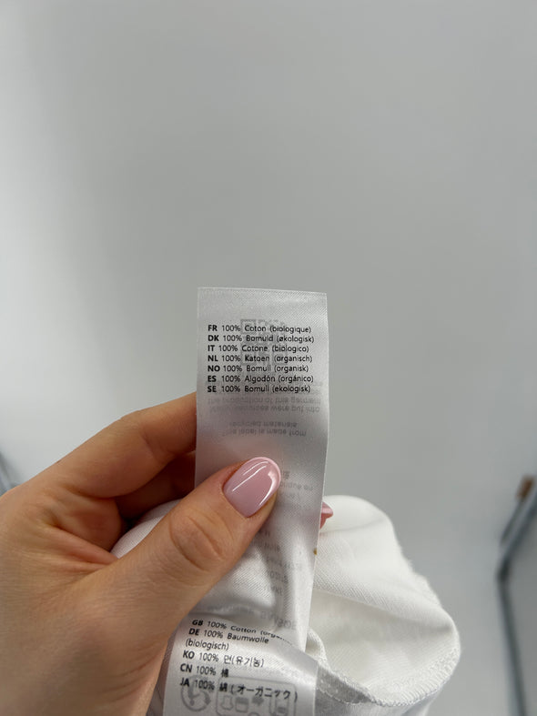 Tee-shirt blanc en coton