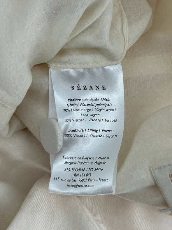 Top bustier en laine