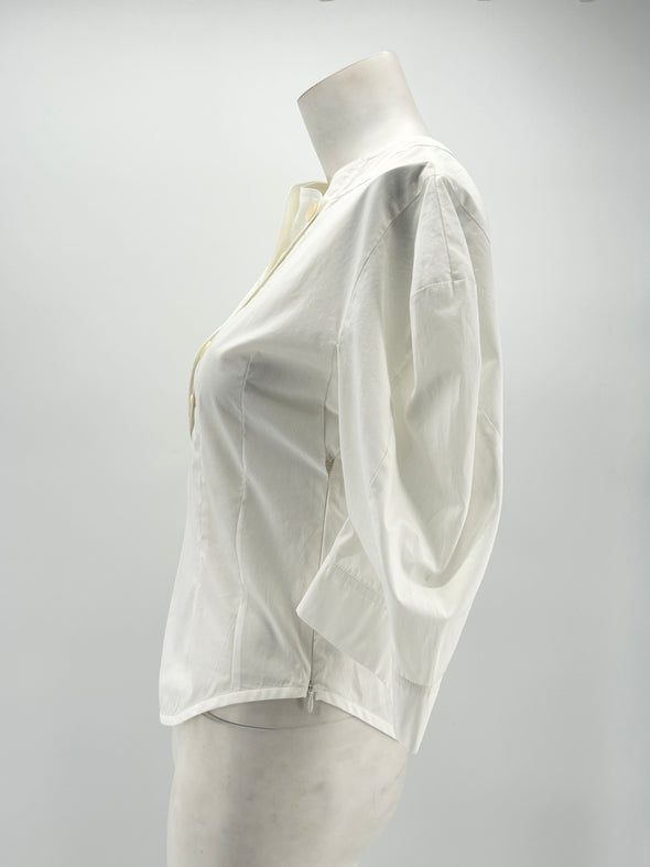 Chemise blanche à manches 3/4