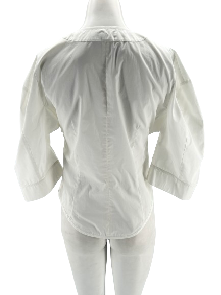 Chemise blanche à manches 3/4