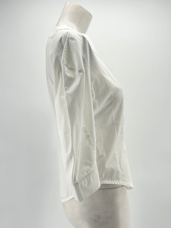 Chemise blanche à manches 3/4