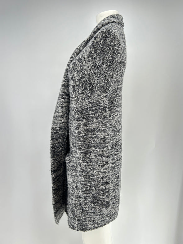 Cardigan gris chiné