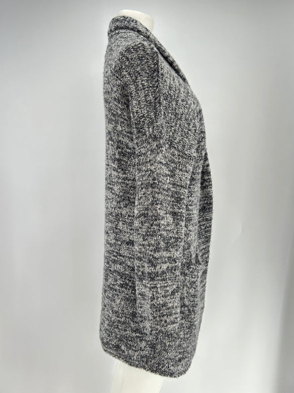 Cardigan gris chiné