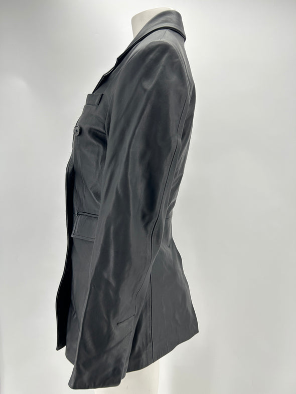 Blazer en cuir