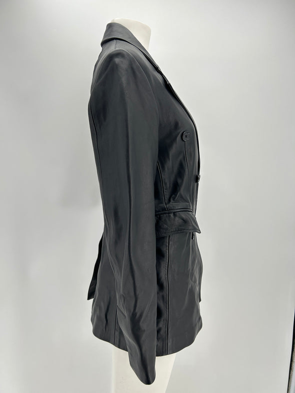 Blazer en cuir