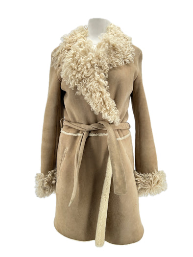 Peau lainée beige
