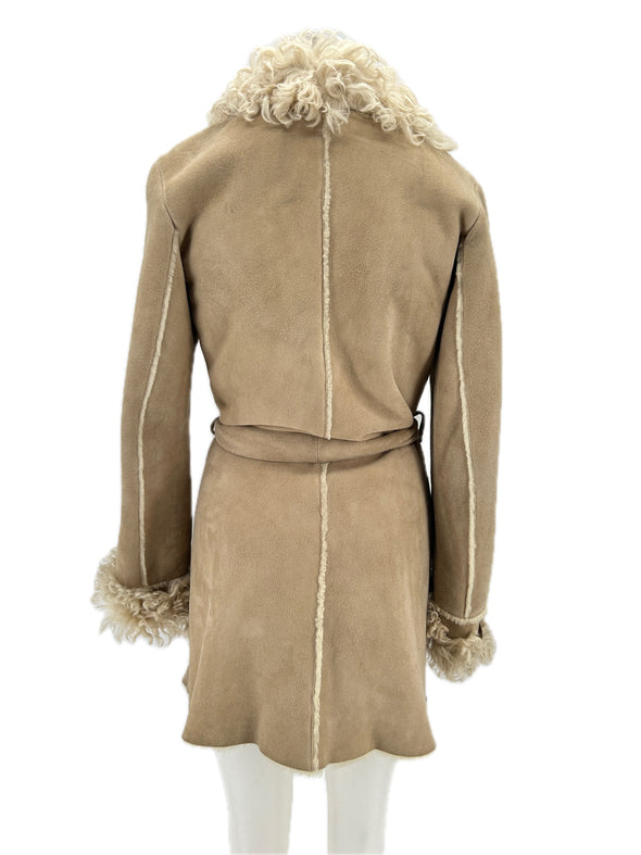 Peau lainée beige