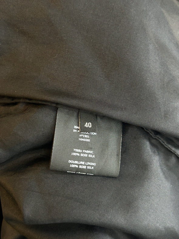 Jupe noire à volants