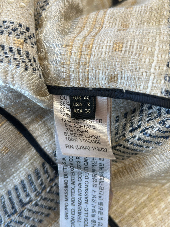 Veste rayée en laine