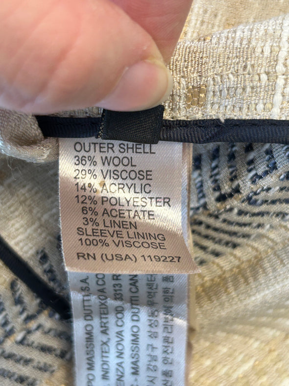 Veste rayée en laine