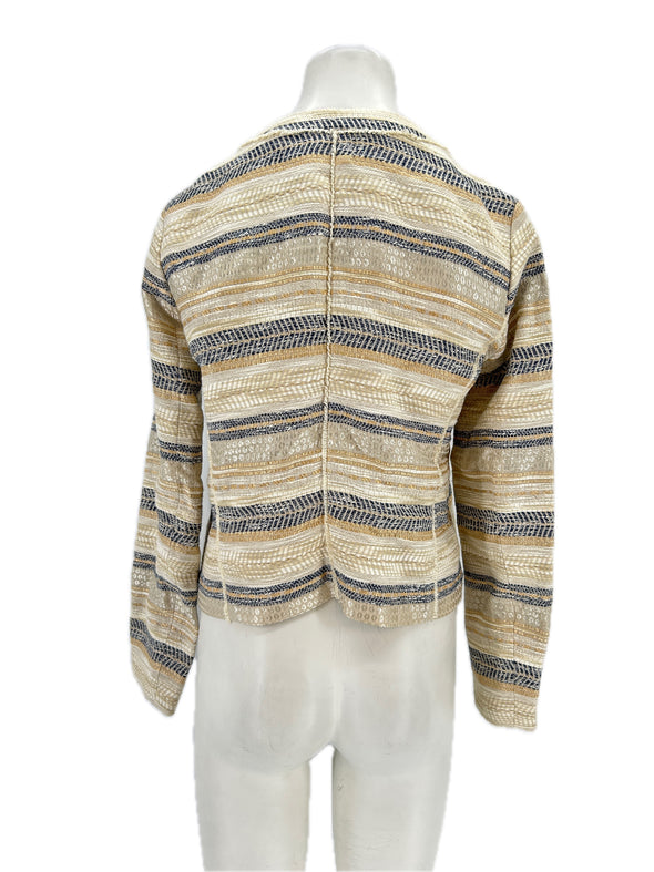 Veste rayée en laine