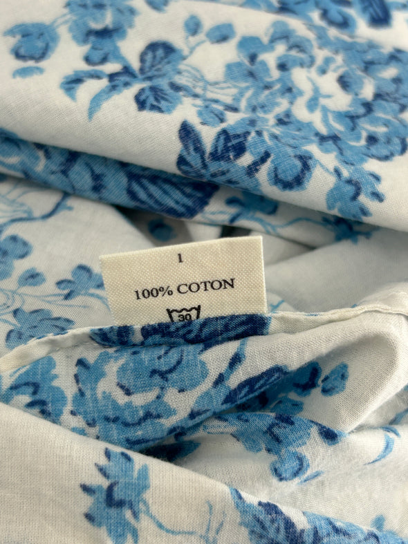 Robe imprimée bicolore