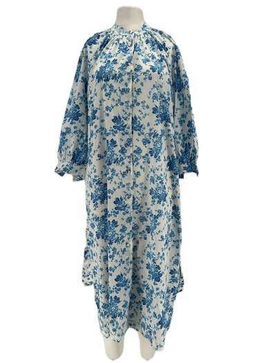 Robe imprimée bicolore