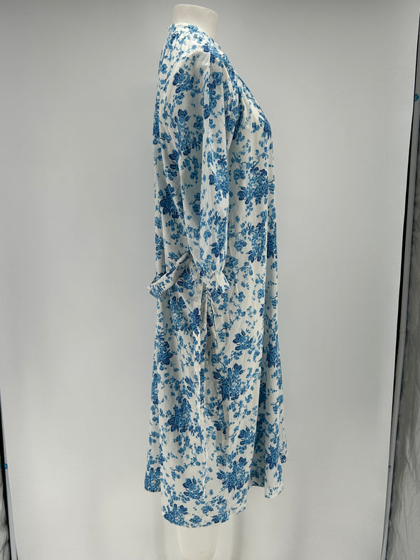 Robe imprimée bicolore