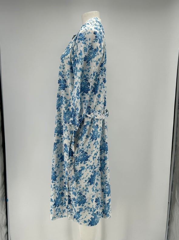 Robe imprimée bicolore