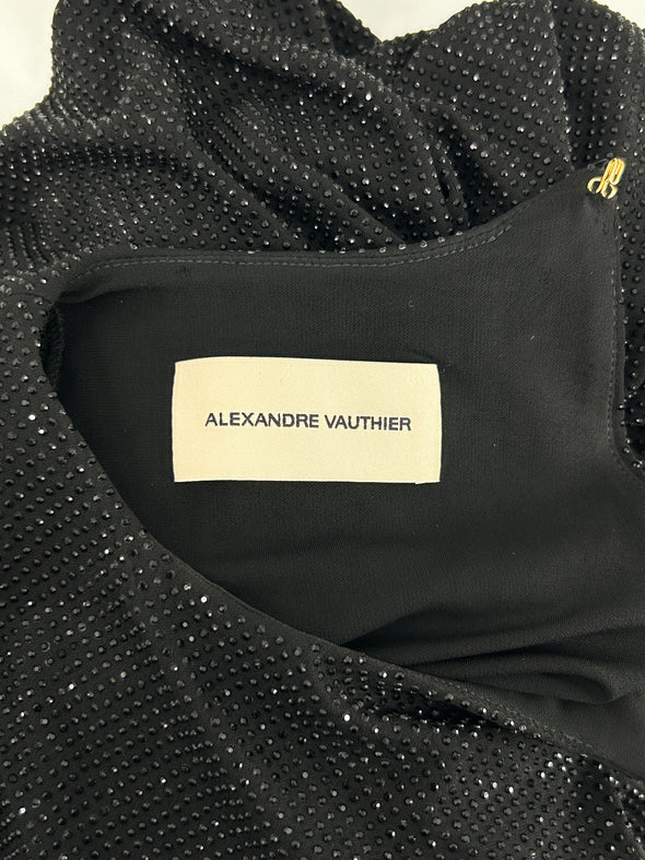 Robe asymétrique noire