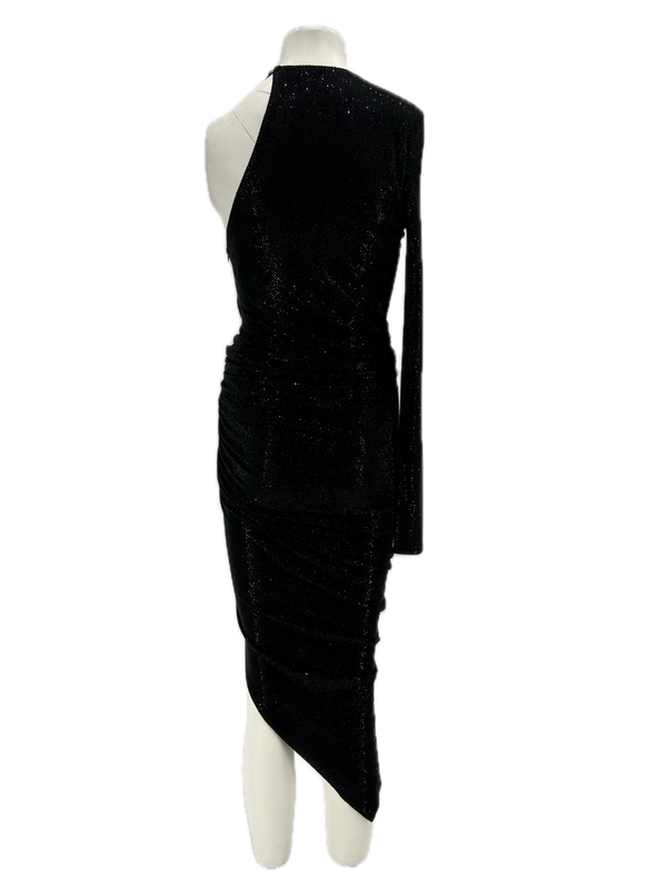 Robe asymétrique noire
