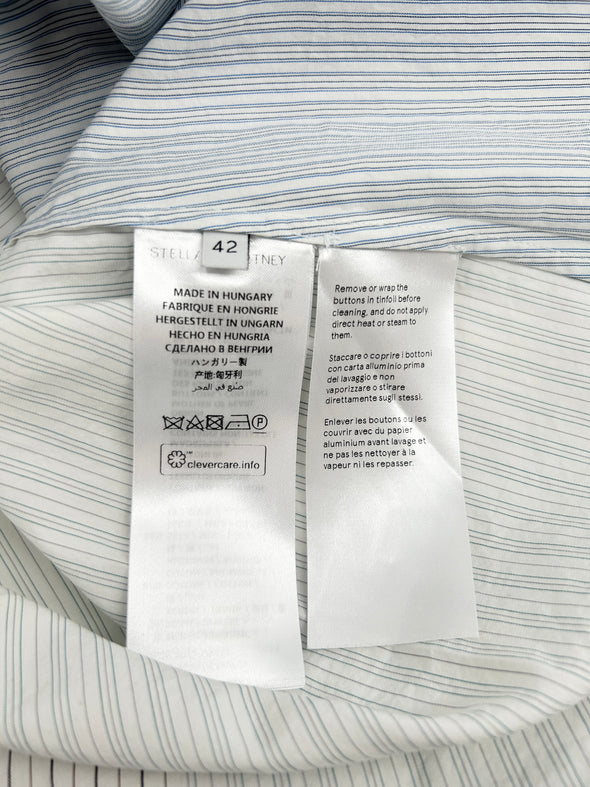 Chemise sans manches à rayures