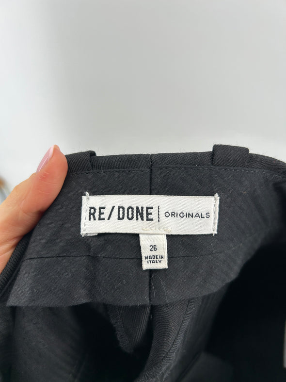 Pantalon en laine mélangée