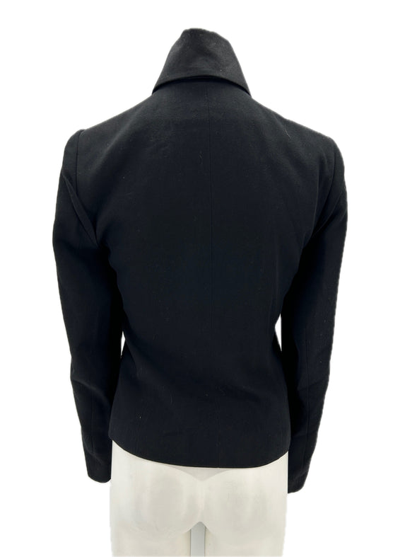 Blazer en laine asymétrique
