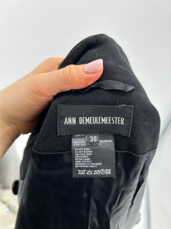 Blazer en laine asymétrique