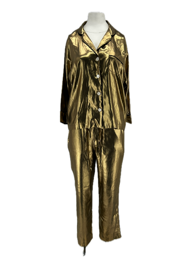 Ensemble de pyjama doré
