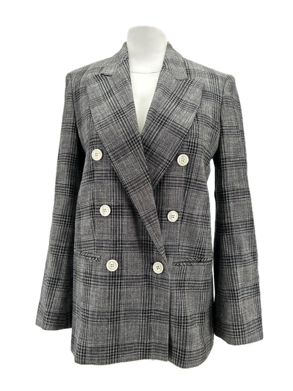 Blazer à carreaux