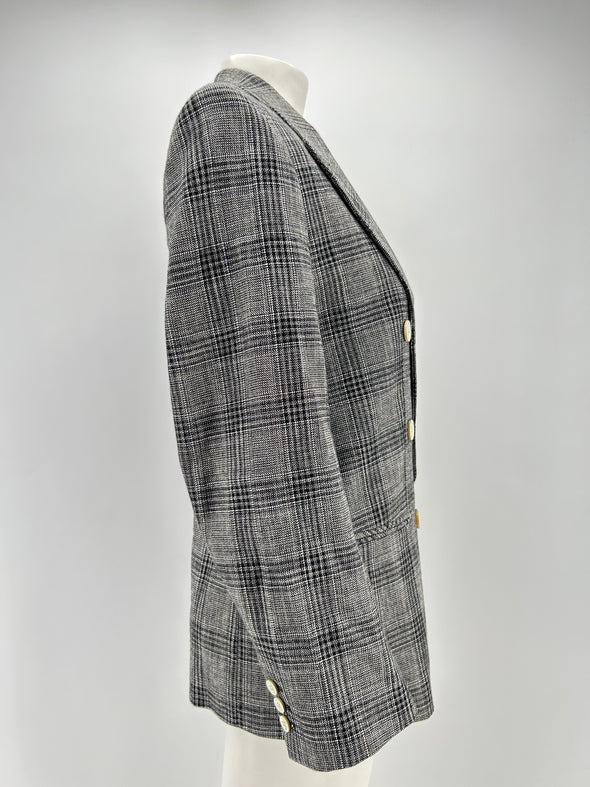 Blazer à carreaux