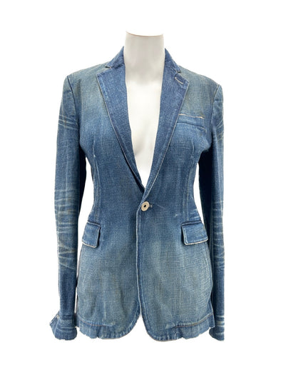 Veste en jean cintrée