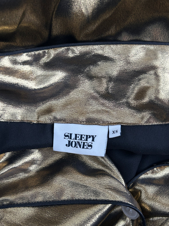 Ensemble de pyjama doré