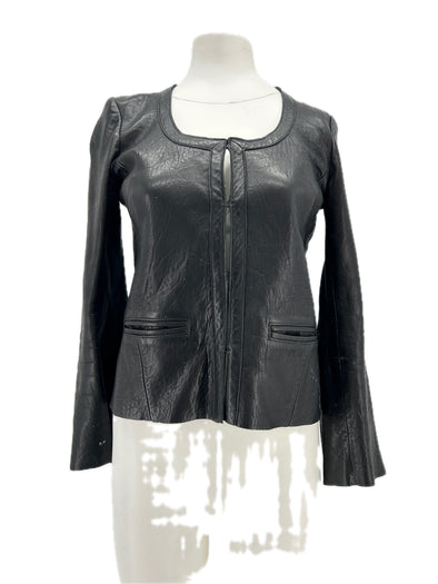 Perfecto en cuir noir
