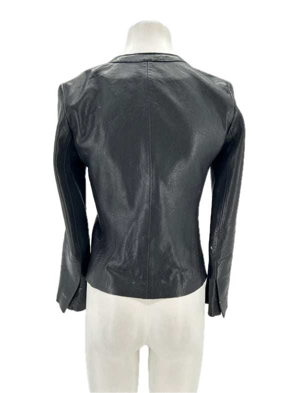 Perfecto en cuir noir