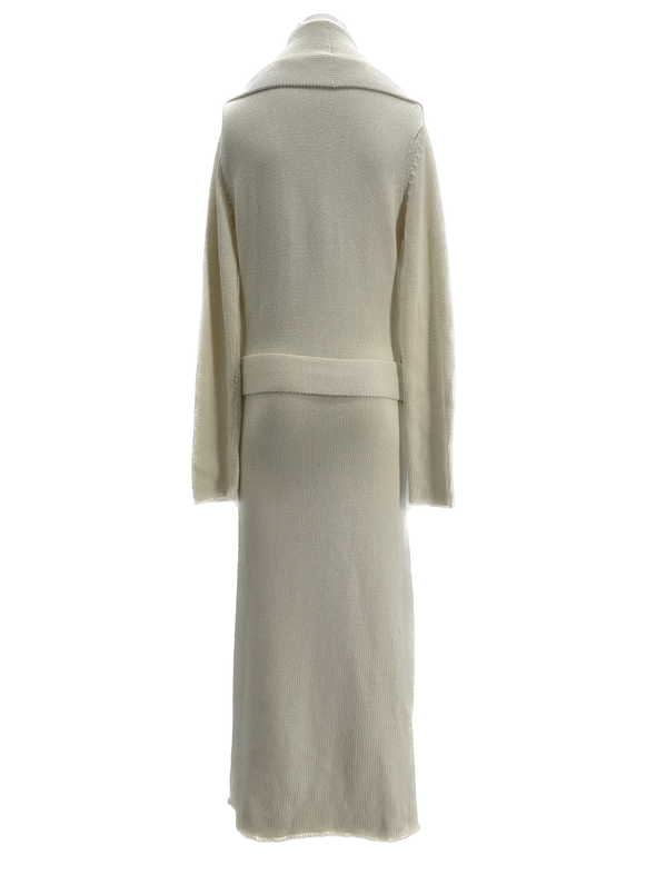 Gilet long beige