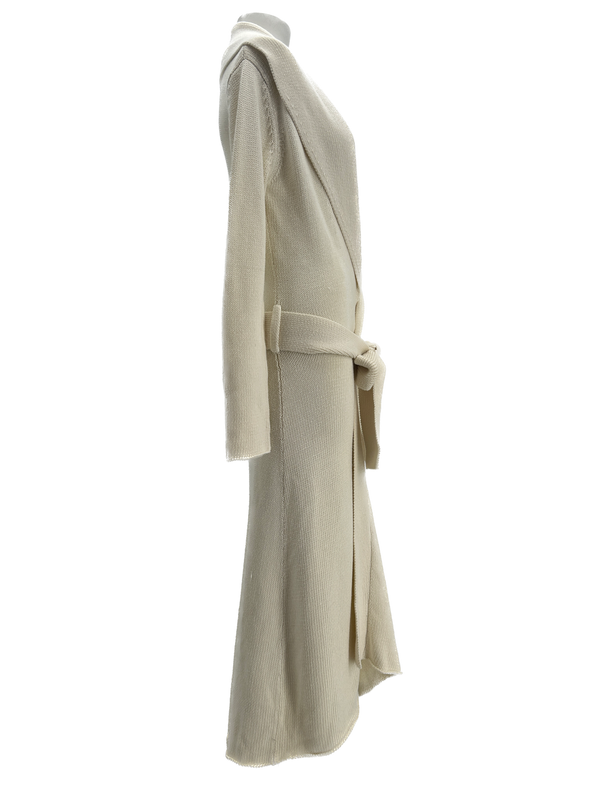 Gilet long beige