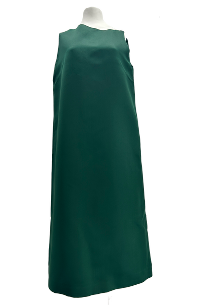 Robe verte en soie