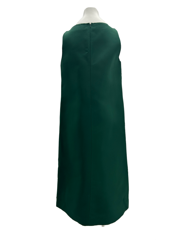 Robe verte en soie