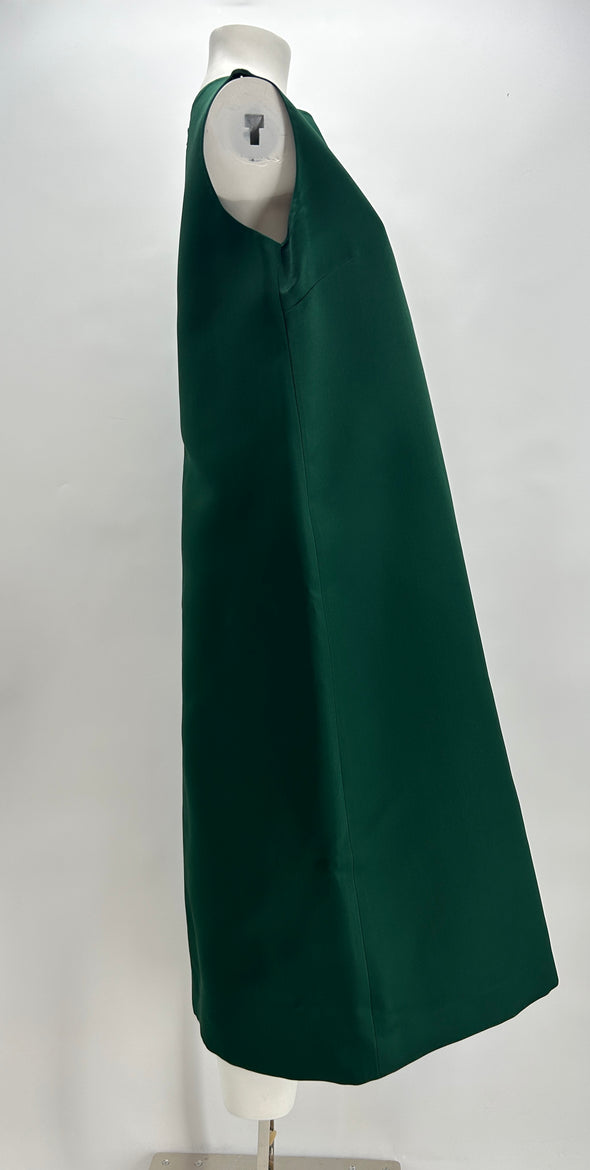 Robe verte en soie