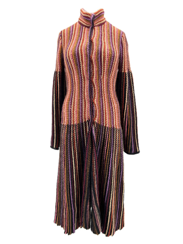 Cardigan long en laine