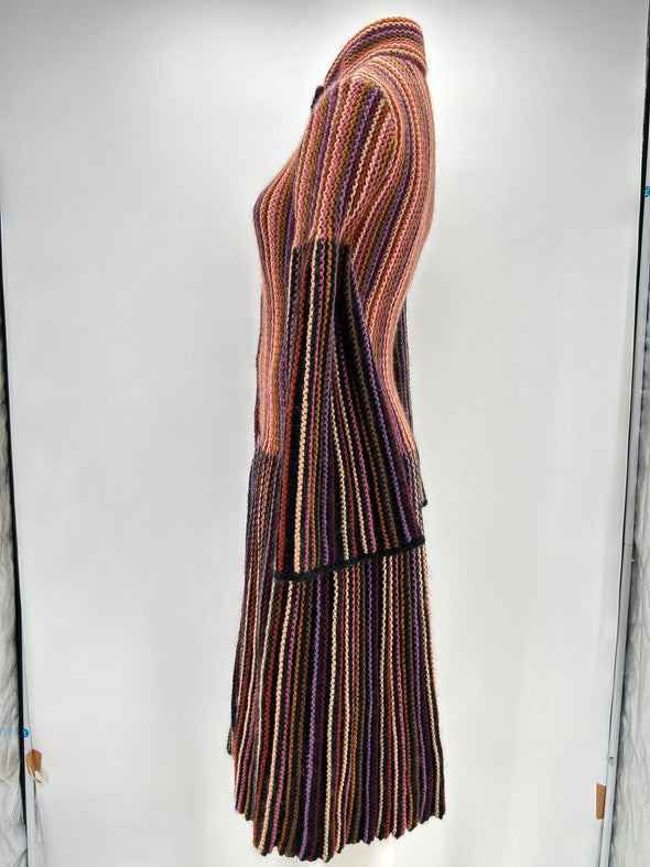 Cardigan long en laine