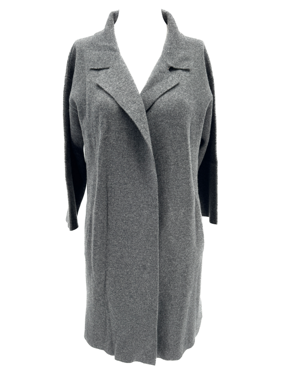 Manteau en cachemire gris