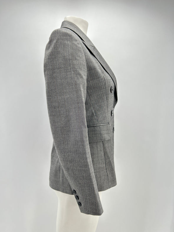 Blazer en laine gris